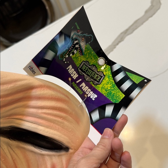 NWT Beetlejuice Barbara Mask Costume Halloween 👻 - Picture 5 of 7
